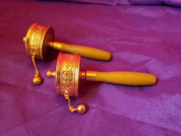 Gold Prayer Wheel